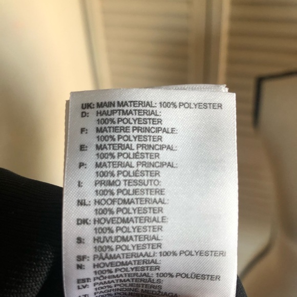 Adidas Black And White Semi Sheer Logo Shirt - Picture 7 of 7